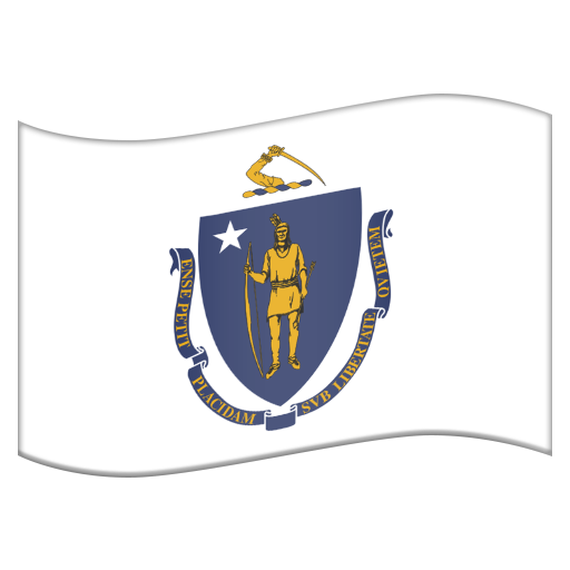 Flag for Massachusetts (US-MA), the design in this release