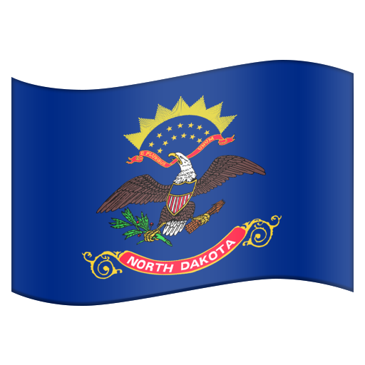 Flag for North Dakota (US-ND), the design in this release