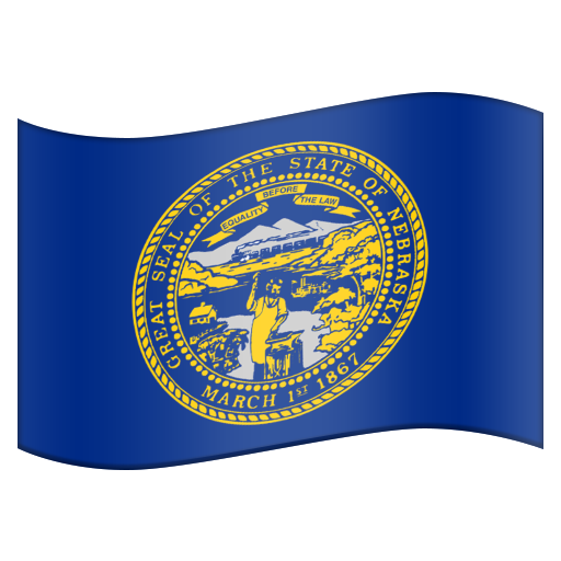 Flag for Nebraska (US-NE), the design in this release