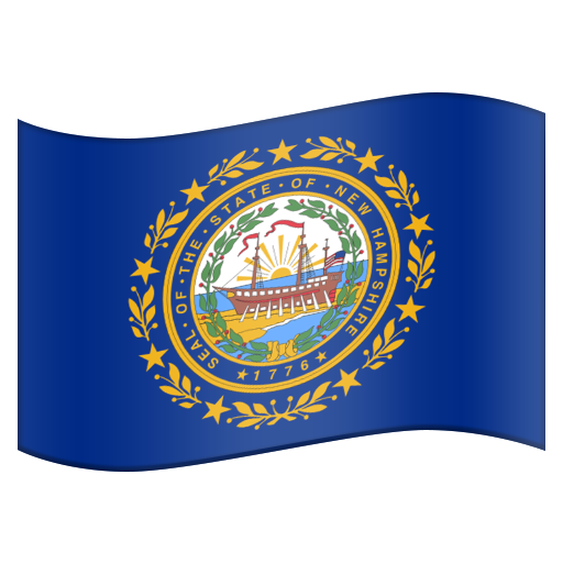 Flag for New Hampshire (US-NH), the design in this release
