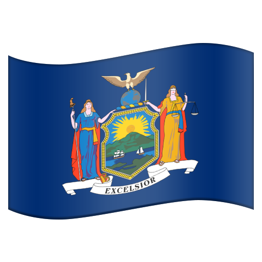 Flag for New York (US-NY), the design in this release