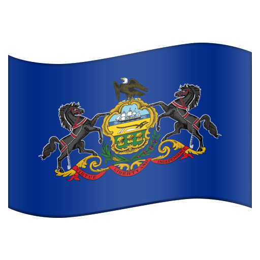 Flag for Pennsylvania (US-PA), the design in this release