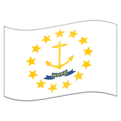 Flag for Rhode Island (US-RI), the design in this release