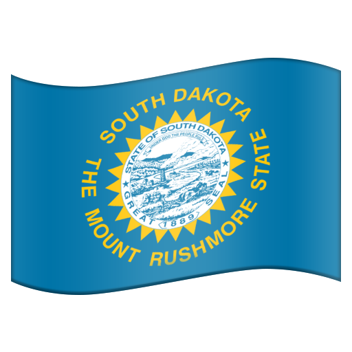 Flag for South Dakota (US-SD), the design in this release