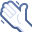 Winkende Hand as drawn by Facebook in 1.0