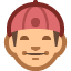 Person with Skullcap, the previous design