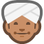 Person Wearing Turban, the previous design