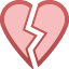 Broken Heart as drawn by Facebook in 1.0