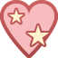 Sparkling Heart, the previous design