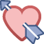 Heart with Arrow, the previous design