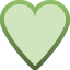 Green Heart as drawn by Facebook in 1.0