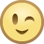 winking face — Facebook