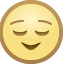 relieved face — Facebook