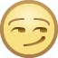 smirking face — Facebook