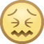 confounded face — Facebook