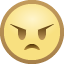 angry face — Facebook