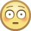 Flushed Face as drawn by Facebook in 1.0