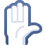 Person Raising Hand, the previous design