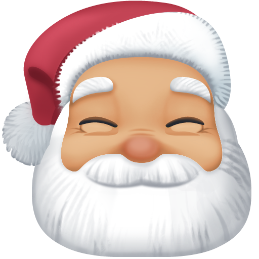 Santa Claus: Medium-Light Skin Tone, the design in this release