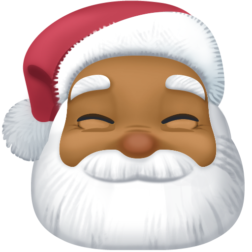 Santa Claus: Medium-Dark Skin Tone, the design in this release