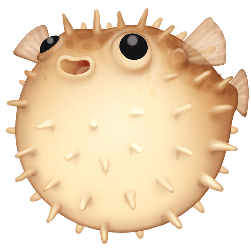 Blowfish as drawn by Facebook in 13.0
