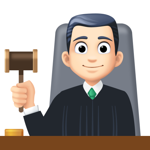 Man Judge: Light Skin Tone, the design in this release