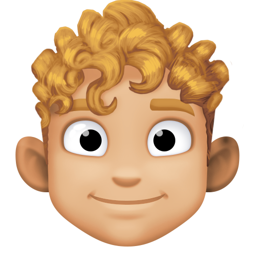 Man: Medium-Light Skin Tone, Curly Hair, the design in this release