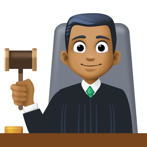 Man Judge: Medium-Dark Skin Tone, the design in this release