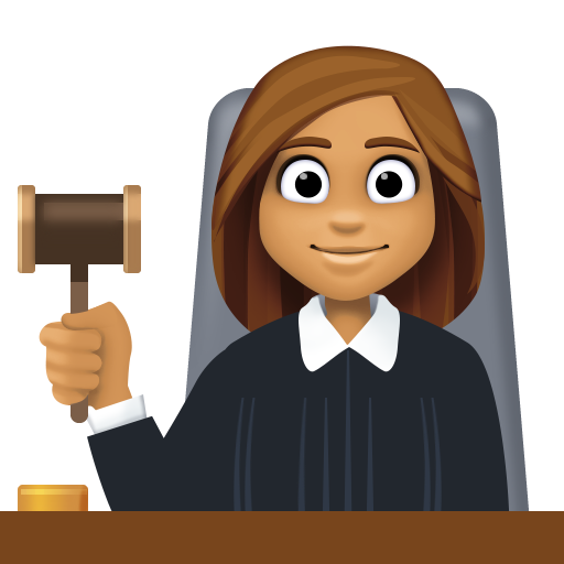 Woman Judge: Medium Skin Tone, the design in this release