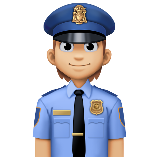 Police Officer: Medium-Light Skin Tone, the design in this release
