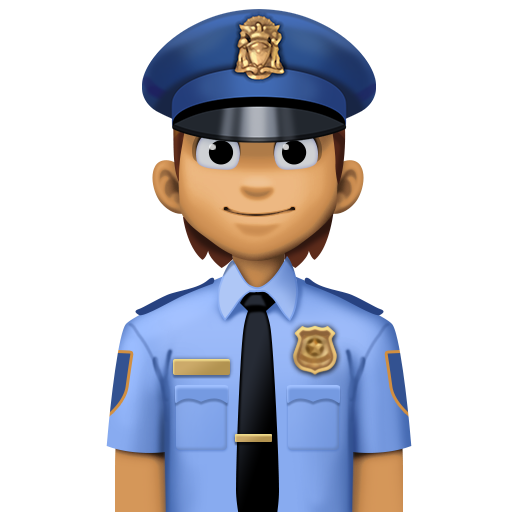Police Officer: Medium Skin Tone, the design in this release