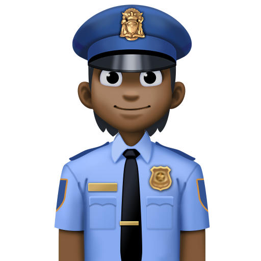 Police Officer: Dark Skin Tone, the design in this release