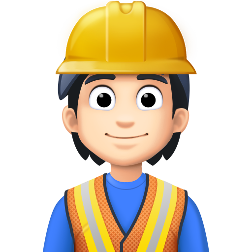 Construction Worker: Light Skin Tone, the design in this release
