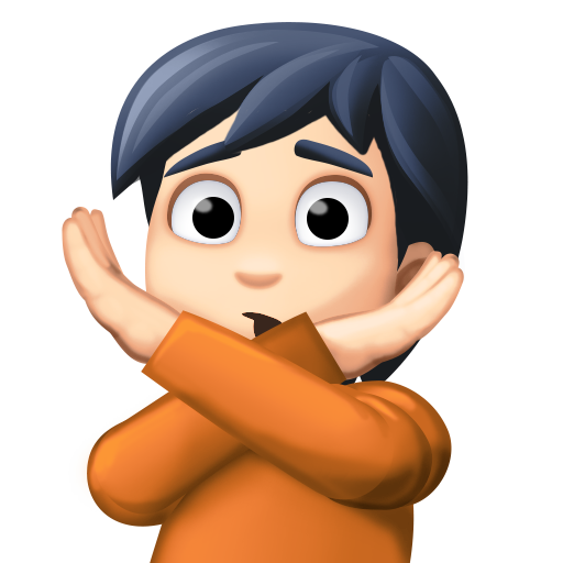 Person Gesturing NO: Light Skin Tone, the design in this release
