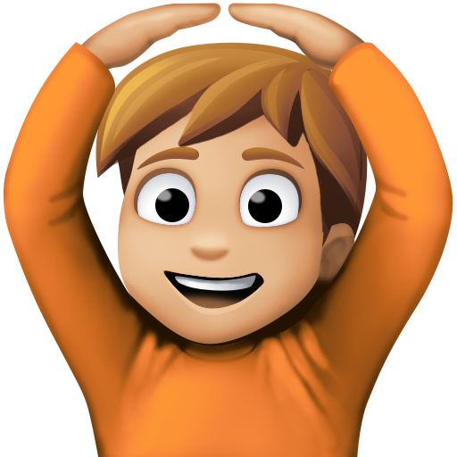 Person Gesturing OK: Medium-Light Skin Tone, the design in this release