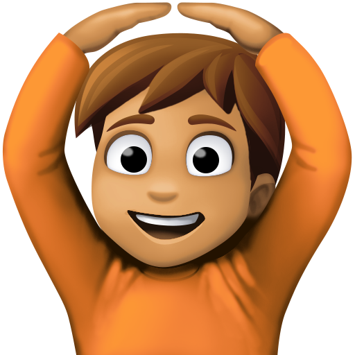Person Gesturing OK: Medium Skin Tone, the design in this release