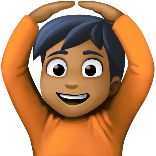 Person Gesturing OK: Medium-Dark Skin Tone, the design in this release