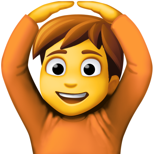Person Gesturing OK, the design in this release