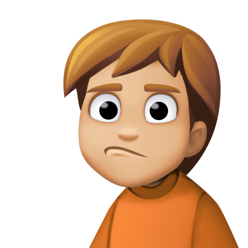 Person Pouting: Medium-Light Skin Tone, the design in this release