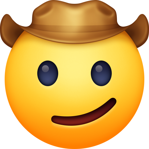 cowboy hat face — Facebook