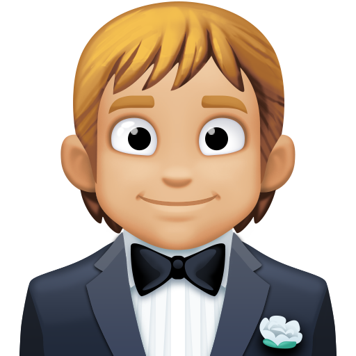 Person in Tuxedo: Medium-Light Skin Tone, the design in this release