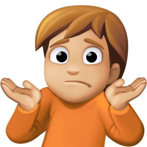 Person Shrugging: Medium-Light Skin Tone, the design in this release