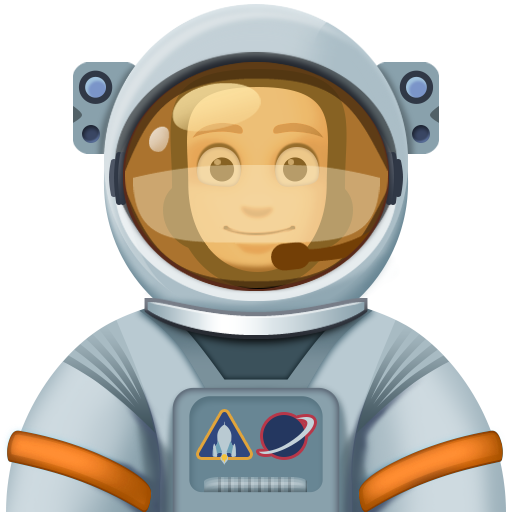 Astronaut: Light Skin Tone, the design in this release