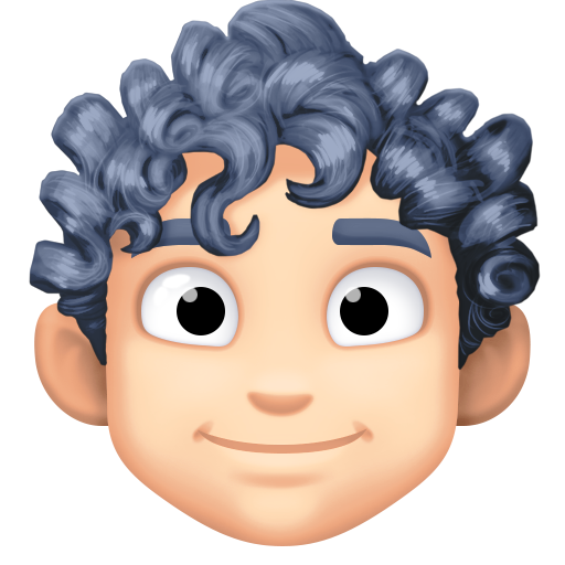 Person: Light Skin Tone, Curly Hair, the design in this release