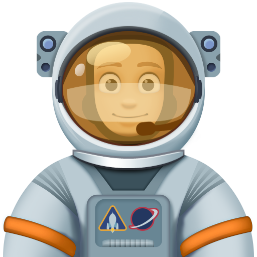 Astronaut: Medium-Light Skin Tone, the design in this release