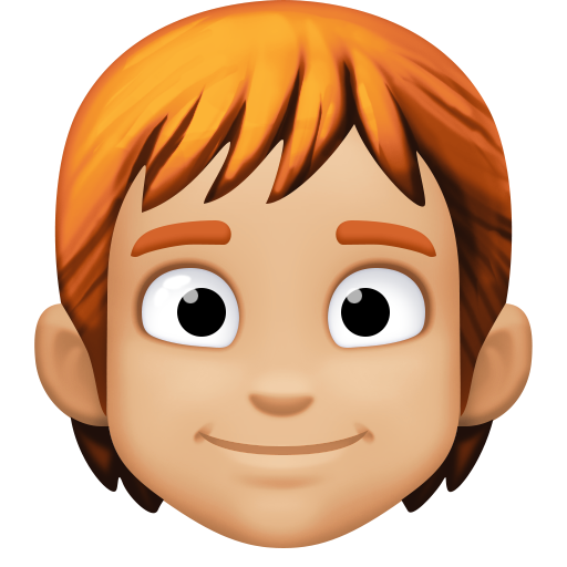 Person: Medium-Light Skin Tone, Red Hair, the design in this release