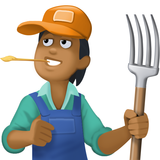 Farmer: Medium-Dark Skin Tone, the design in this release