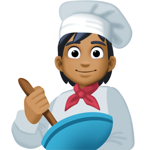 Cook: Medium-Dark Skin Tone, the design in this release