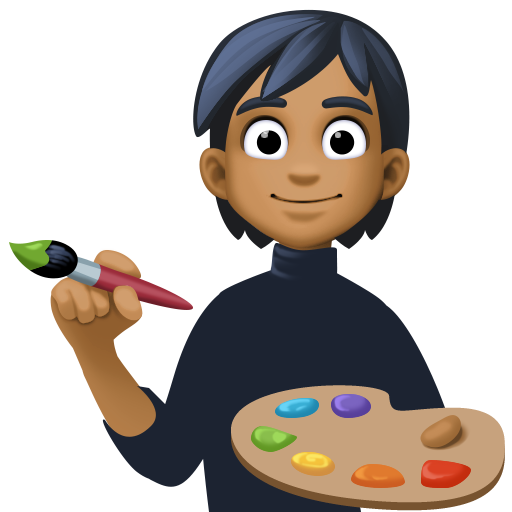 Artist: Medium-Dark Skin Tone, the design in this release