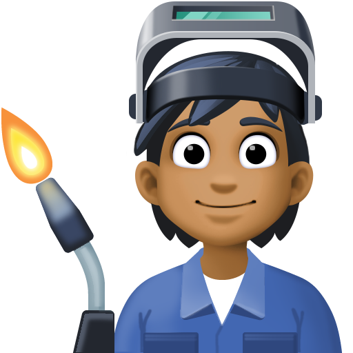 Factory Worker: Medium-Dark Skin Tone, the design in this release